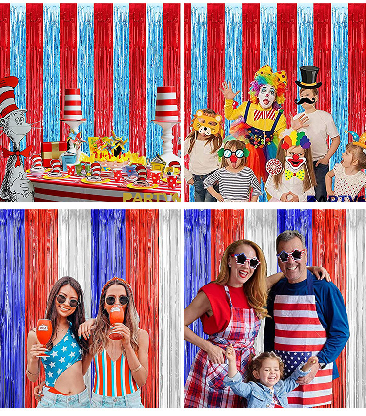 派对装饰雨丝帘背景帘场地布置流苏雨丝门帘新年亮光双拼雨丝帘详情11