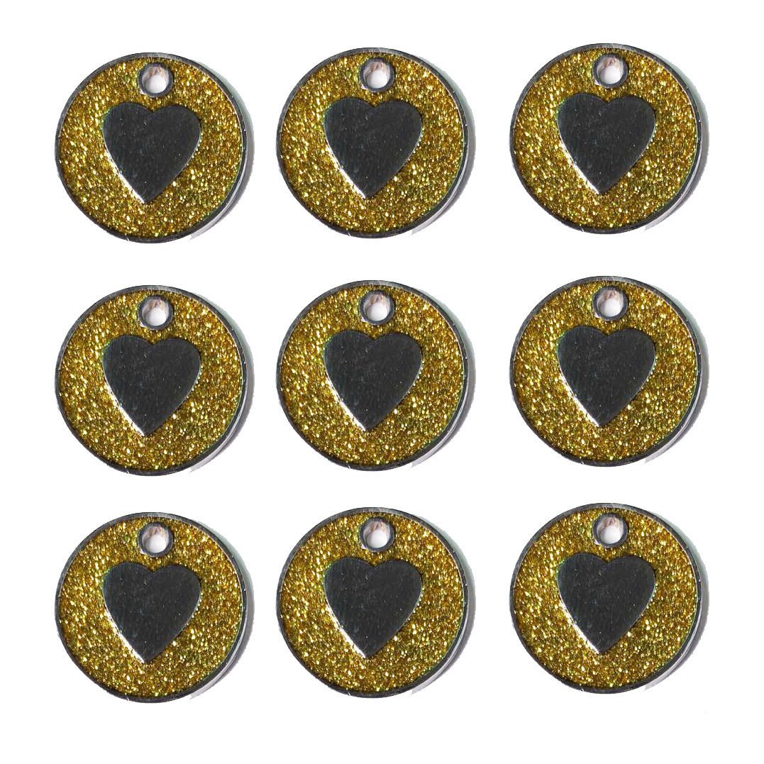 New heart-shaped laser-engraved nameplate, pet dog identity tag, anti-loss pet dog collar accessory, pet jewelry pendant pic 2
