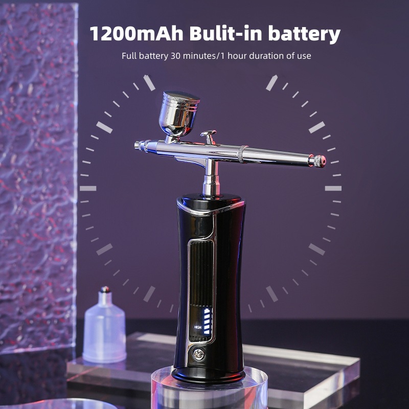 跨境爆款注氧仪高压纳米喷雾仪家用便携注氧仪手持喷墨彩绘仪器详情2