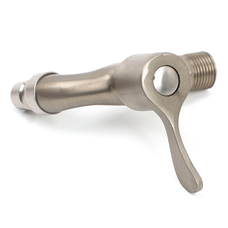 Imitation 304 stainless steel faucet, balcony washing machine, mop, sink, single cooling, ordinary household, 4-minute quick-opening faucet pic 10