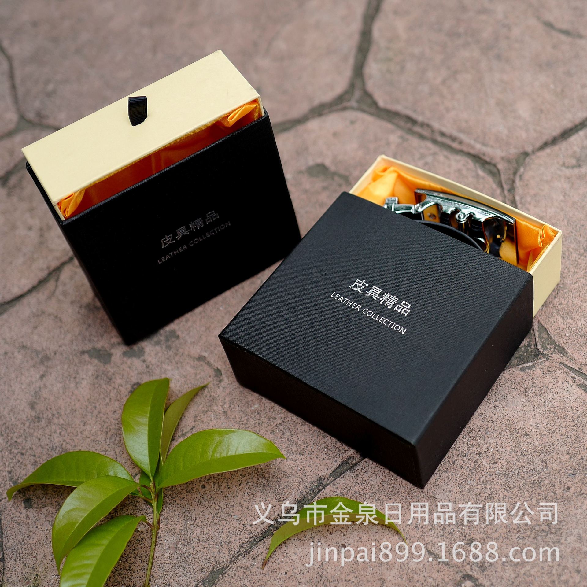 Silk fabric packaging box, belt packaging box, drawer box, silk fabric pull-out box, Yiwu belt packaging box, gift pull-out box pic 4