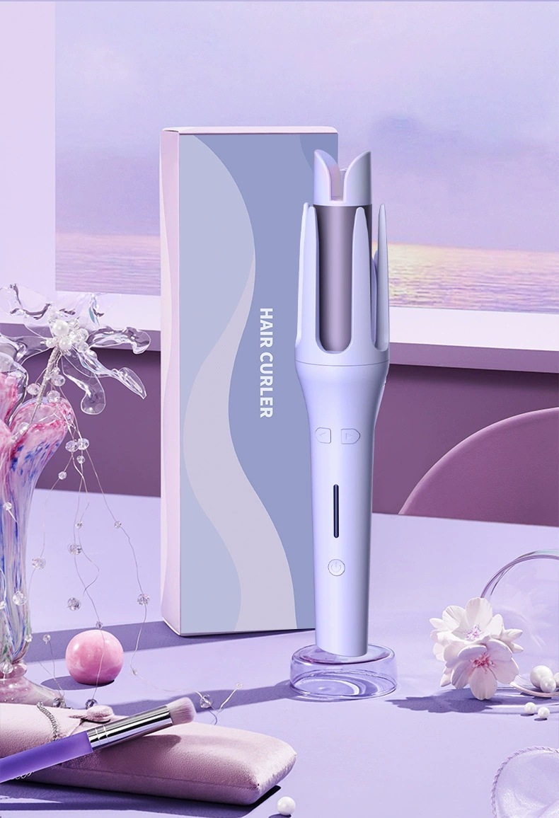 Cross-border curling iron, lazy person, automatic curling iron, large waves, 32mm negative ion French large curls, suitable for dormitories pic 15