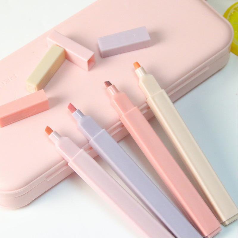 12-color notebook pen, creative stationery, student key point marking pen pic 12