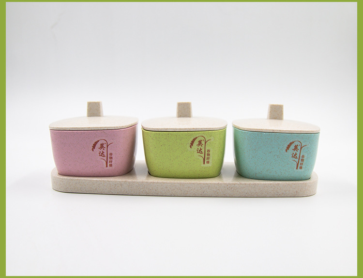 Three or four sets of seasoning boxes, salt and sugar seasoning boxes, multi-style seasoning combination sets, seasoning jars pic 8