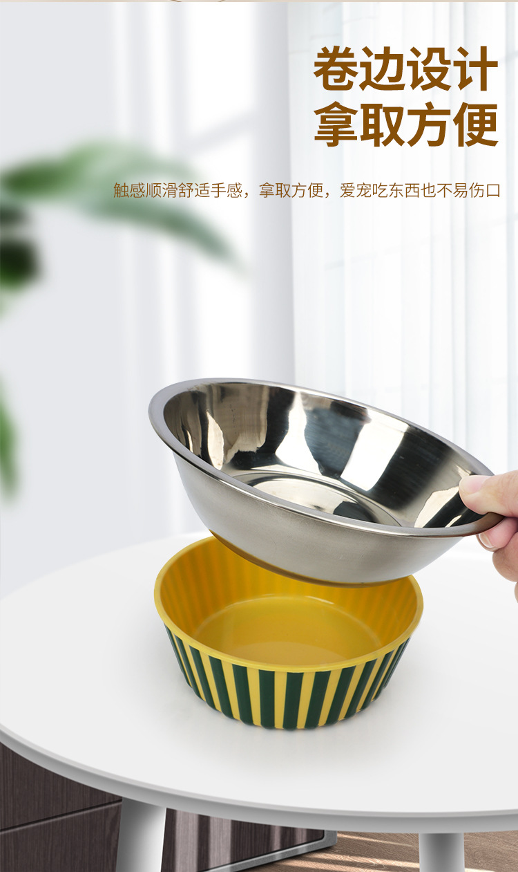 跨境狗碗宠物碗猫碗猫咪狗狗饮水狗盆防滑喂食狗食盆宠物用品详情4