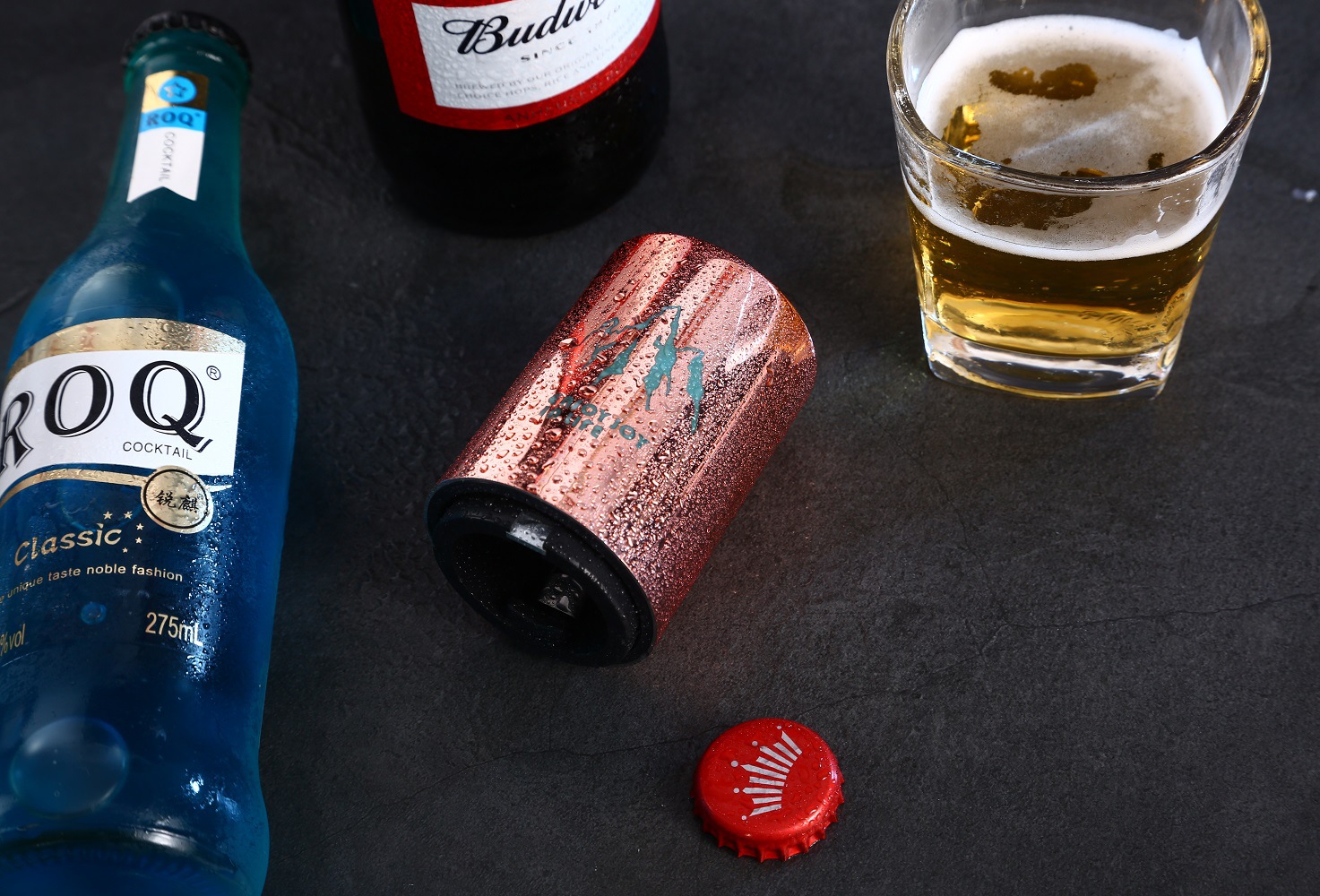 Direct supply press-type automatic PP bottle opener, creative cartoon printed personalized beer bottle cap opener pic 24