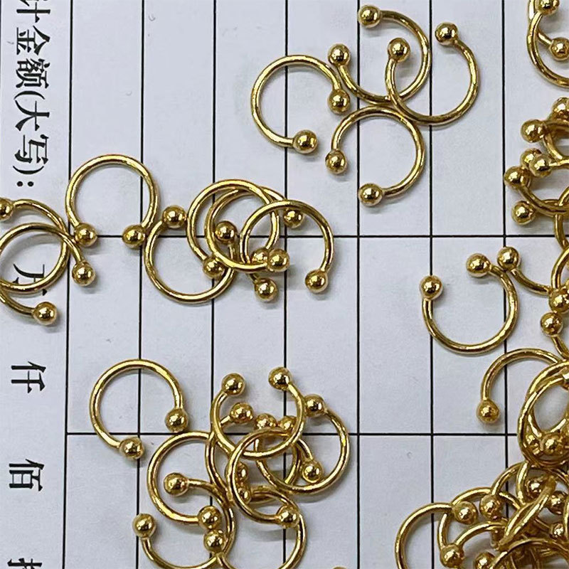 Cross-border best-selling ear bone clips, ear clips, ear studs, earrings, invisible clip rings, no ear holes, diy handcrafted material copper accessories pic 2