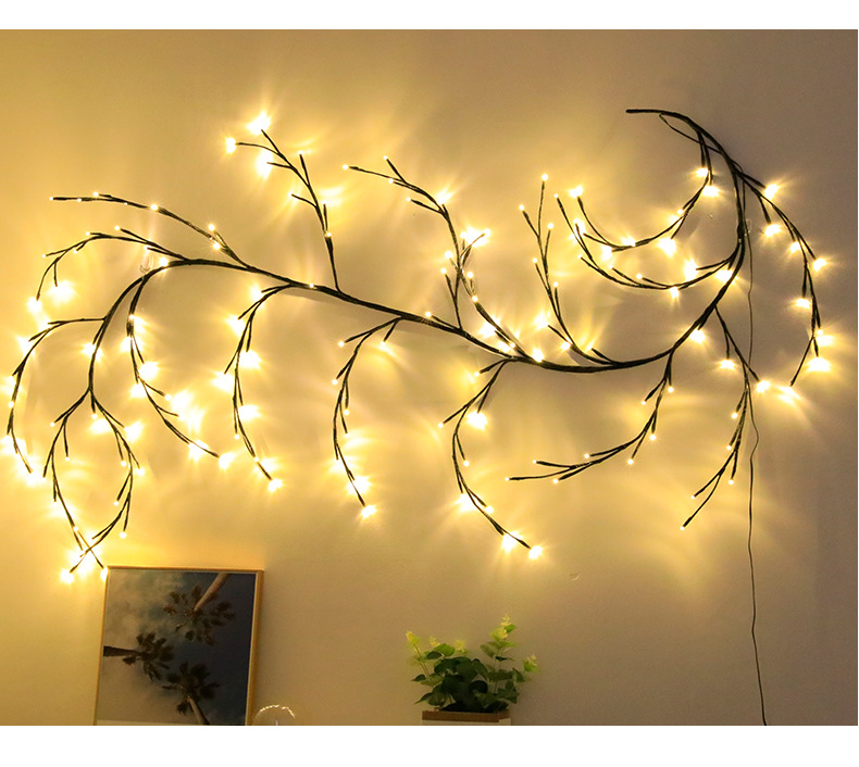 LED树枝藤条灯圣诞节装饰可弯曲树藤灯卧室客厅温馨氛围装饰灯详情3