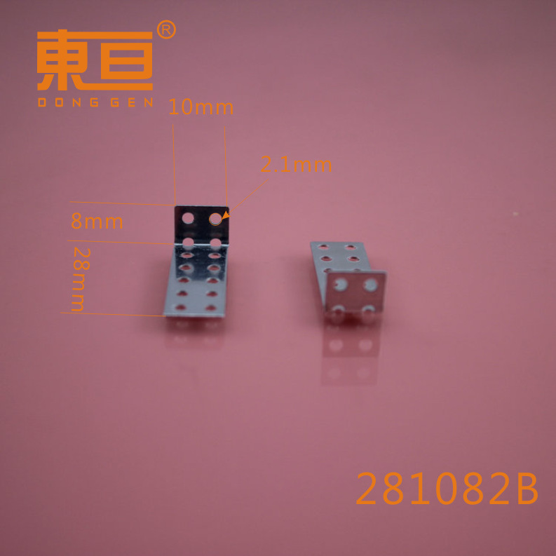 281082B 35 Rake iron Rake iron single right-angle iron sheet Iron sheet toy accessories Technology building block parts pic 1