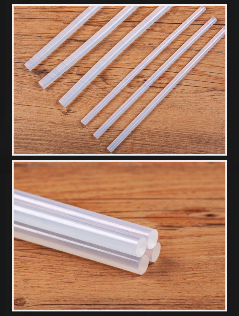 Hot melt adhesive sticks and strips, transparent, high-viscosity, hand-glued 7mm, sol adhesive sticks and strips, wholesale in stock pic 6