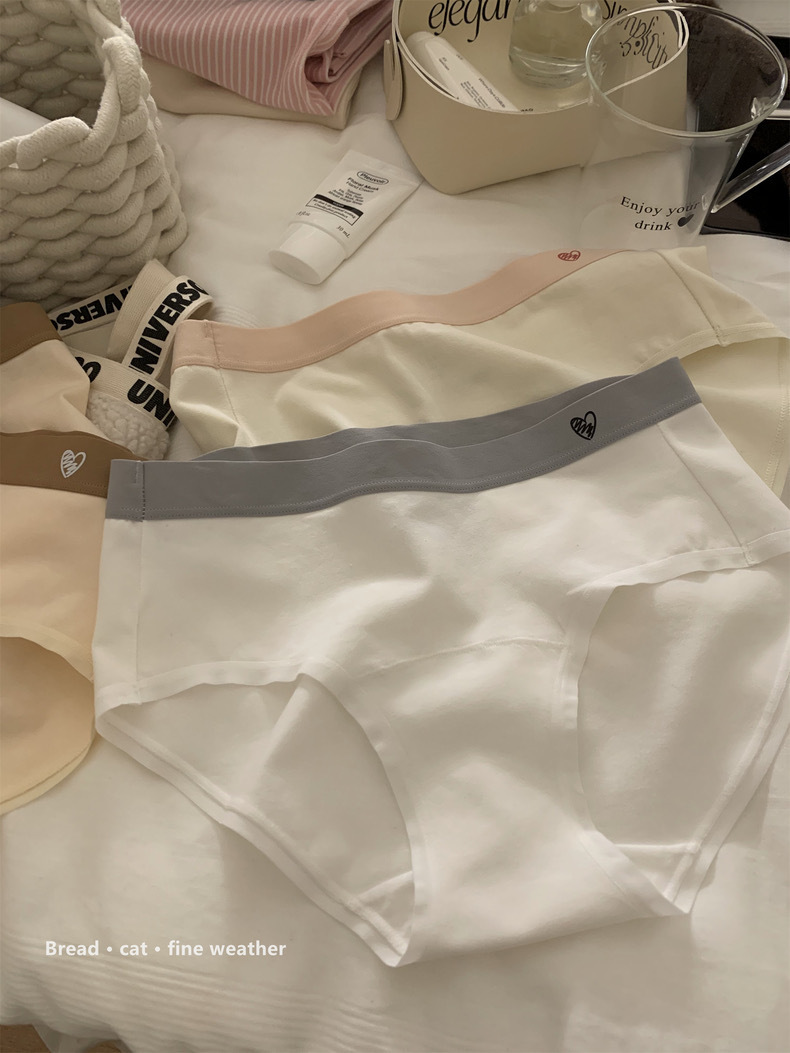 7A抑菌加长裆~A类加宽加长底档纯棉裆部内裤女士舒适全棉少女底裤详情9