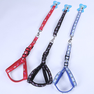 厂家批发猫用工字牵引绳宠物耐用猫链子猫绳批发撞色纯棉织带遛猫详情51
