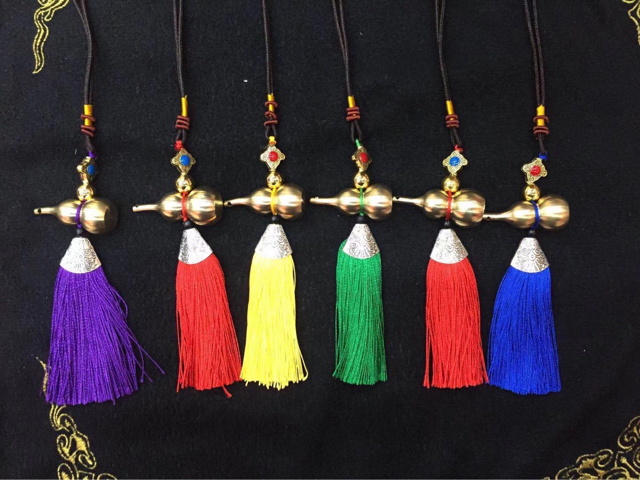 招财葫芦包挂，汽车挂件家居装饰品流苏挂件详情2