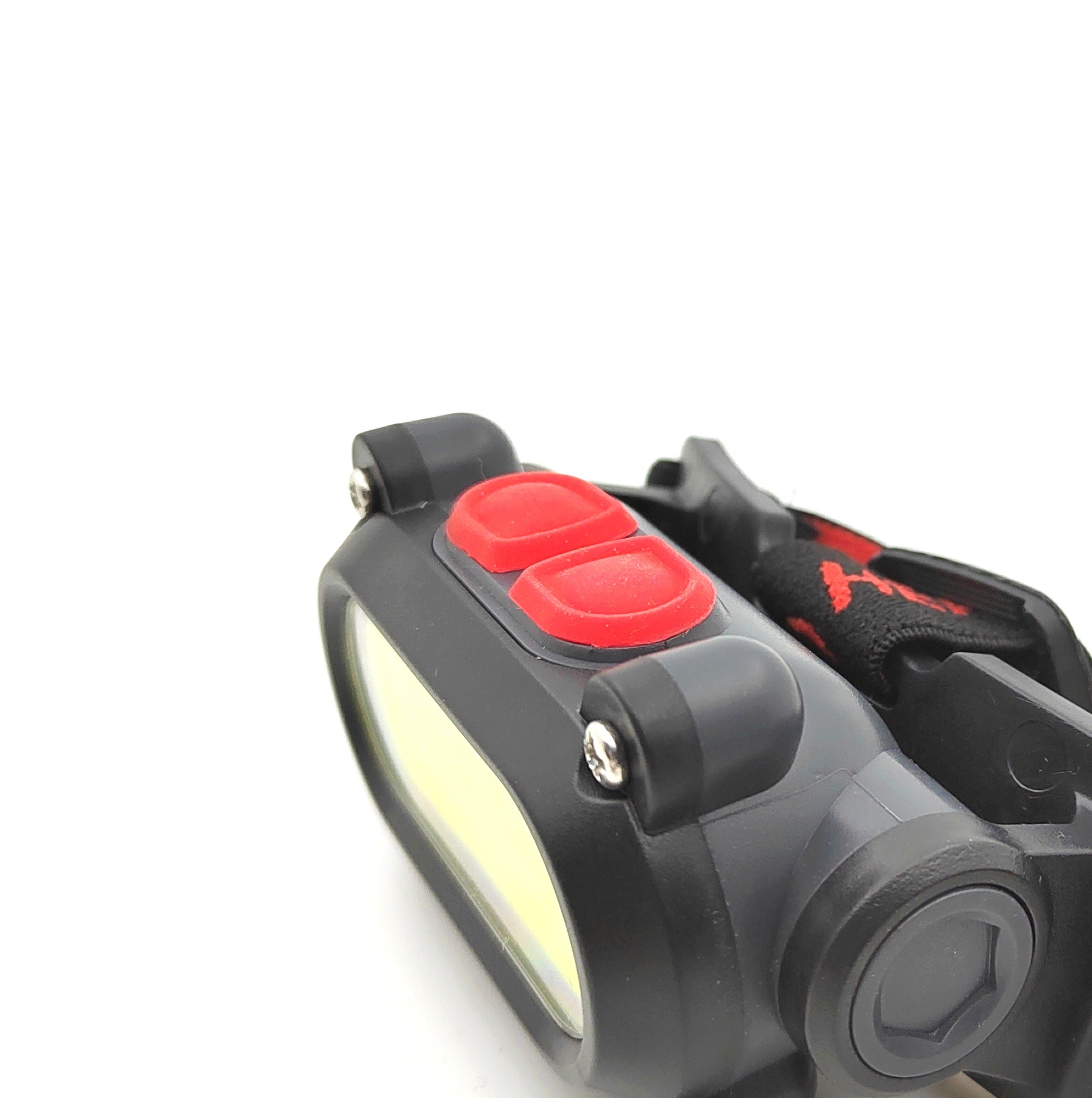 Cross-border bestseller COB+LED dual-light source lamp, USB charging red and white light charging headlamp, night running and fishing headlamp pic 13