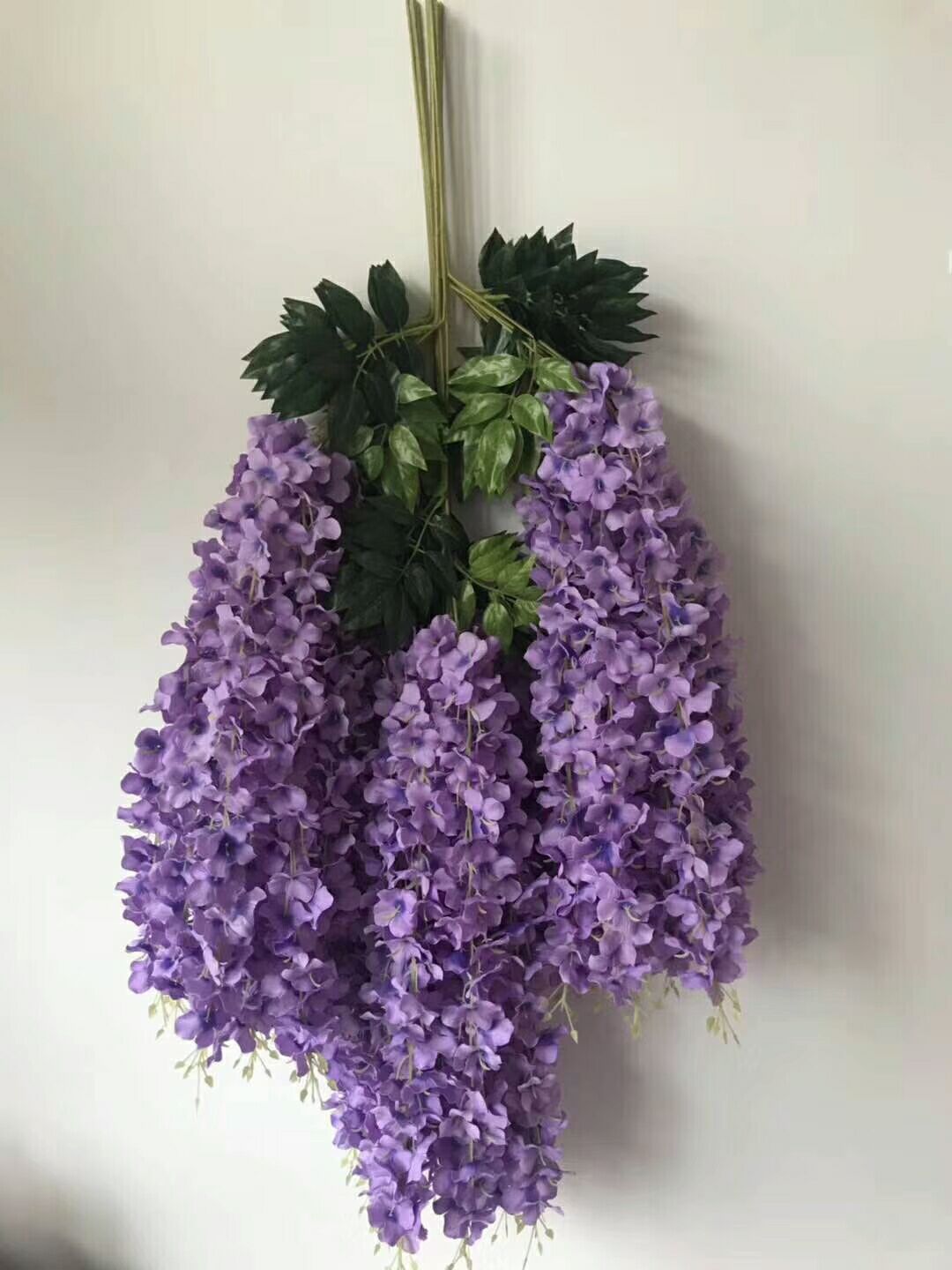 110CM simulated wisteria flower, simulated bean flower branch, bean flower strip, simulated wisteria hanging, simulated bean flower branch, wisteria strip pic 42