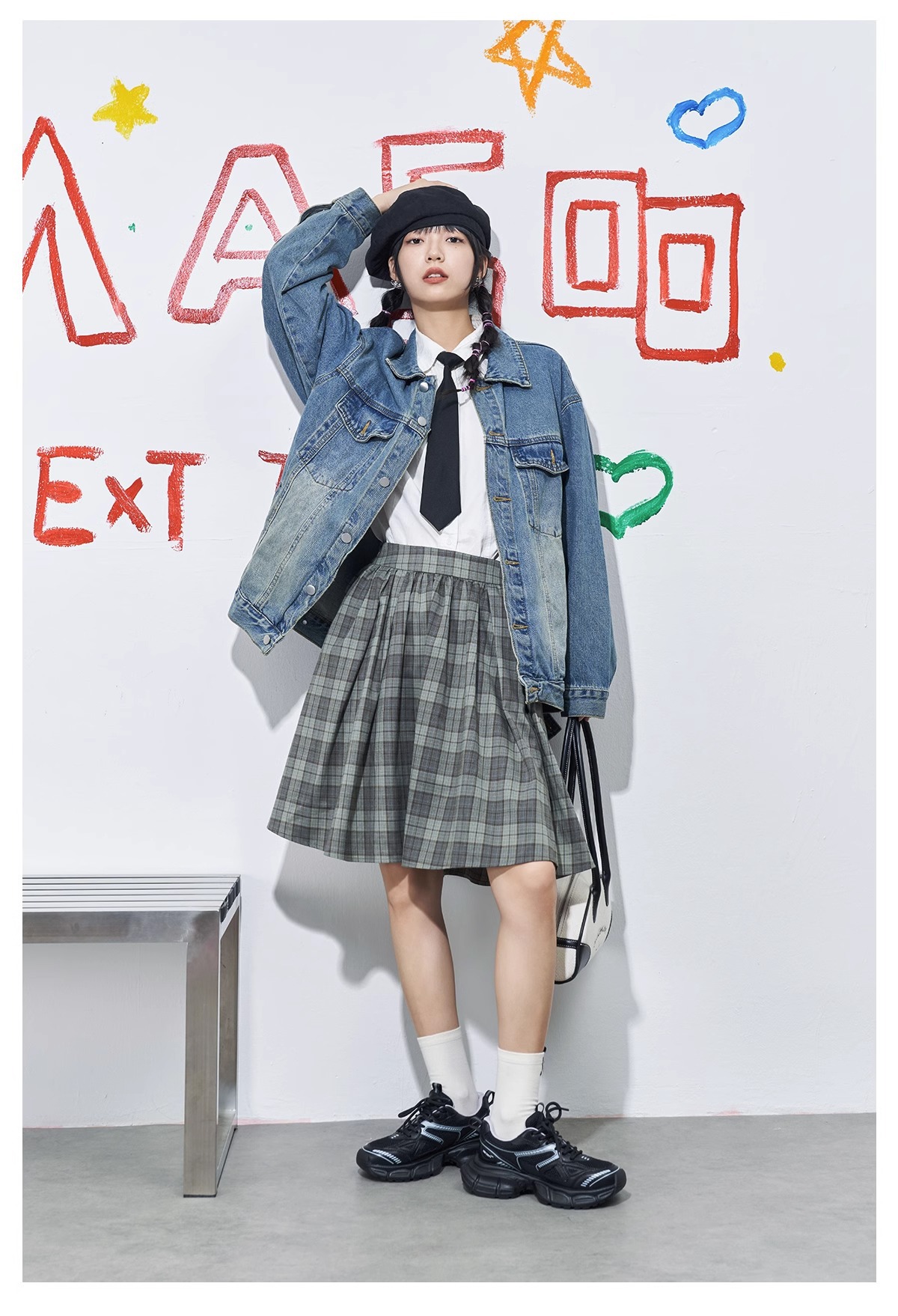 迦罗亚~马速主义2024新款ins潮厚底银色老爹鞋女运动鞋休闲跑步鞋详情16