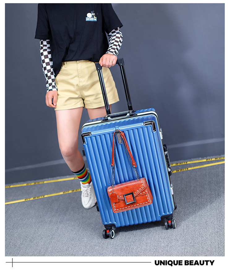 行李箱男铝框商务24寸拉杆箱女万向轮学生登机箱旅行箱26寸密码箱详情17