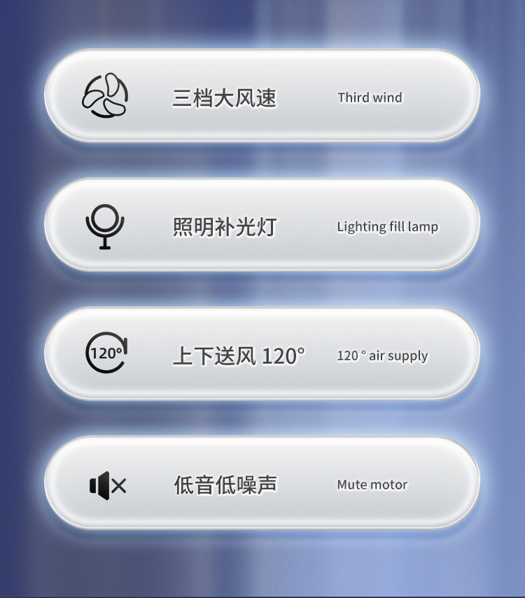新款桌面小风扇迷你便携充电大风力usb家用台式风扇礼品一件代发详情2