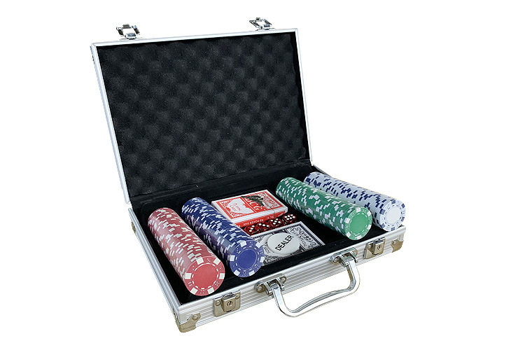 Factory direct sales, large quantities of chips in stock, 100 pieces, 200 pieces, 300 pieces, 500 pieces aluminum box chip sets pic 8