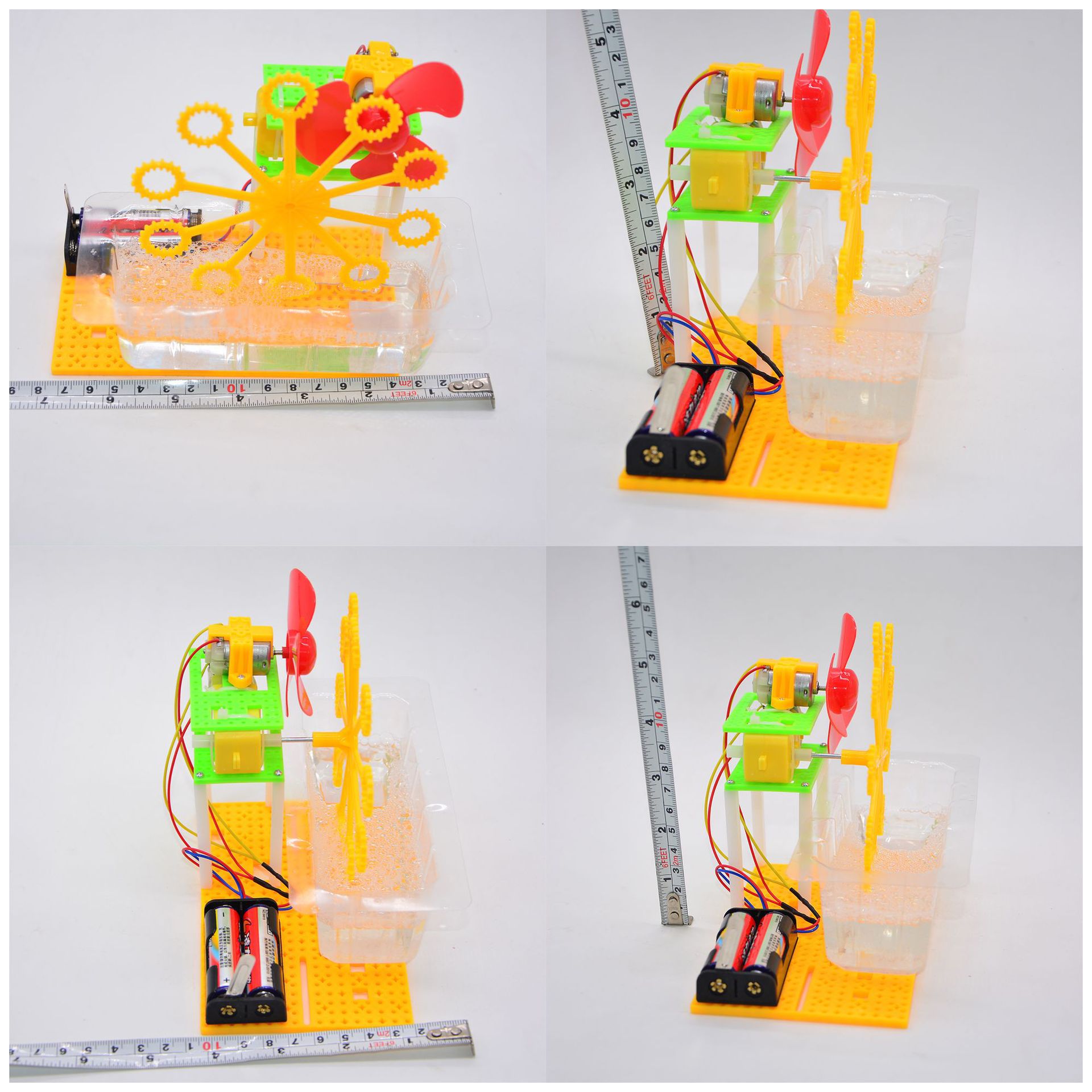 stem Technology Small Creations and inventions: Self-made bubble machine, Creative handicraft diy, material Experiment toys pic 7