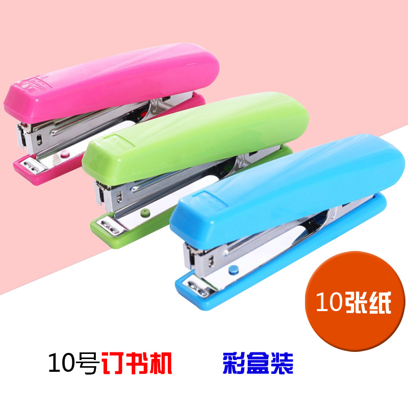 Creative mini transparent stapler, small portable student stapler, wholesale office supplies, stationery set pic 17