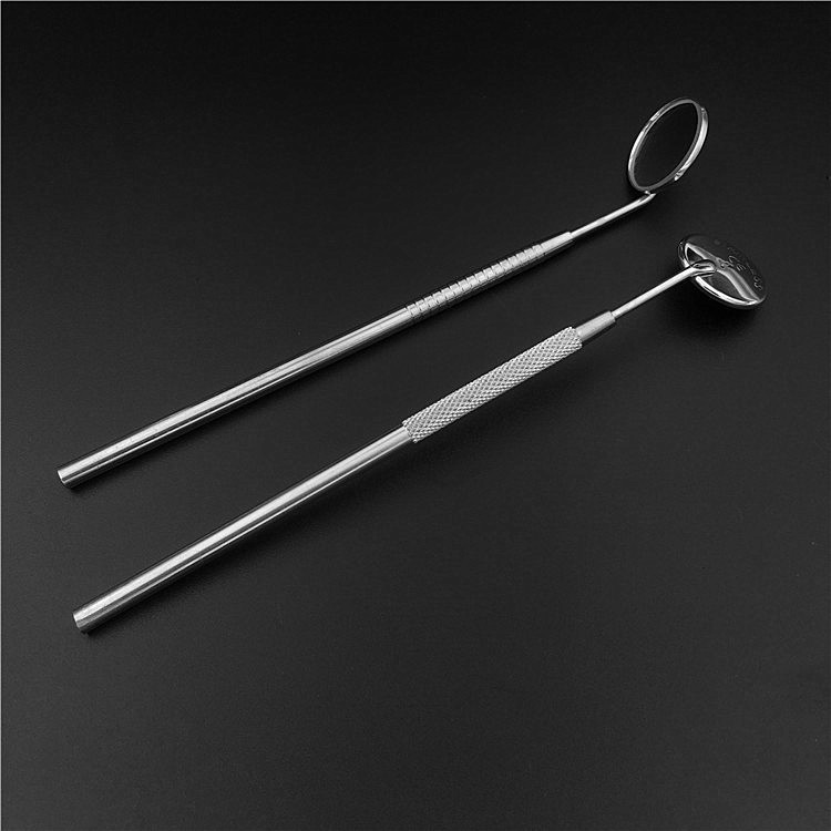 Eyelash extension stainless steel handle inspection mirror anti-fog mirror surface eyelash extension auxiliary tool factory direct sales pic 16