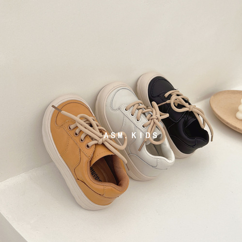 夏萌童鞋2022秋季新款男女童拼色软底板鞋儿童便捷侧魔术贴休闲鞋详情55