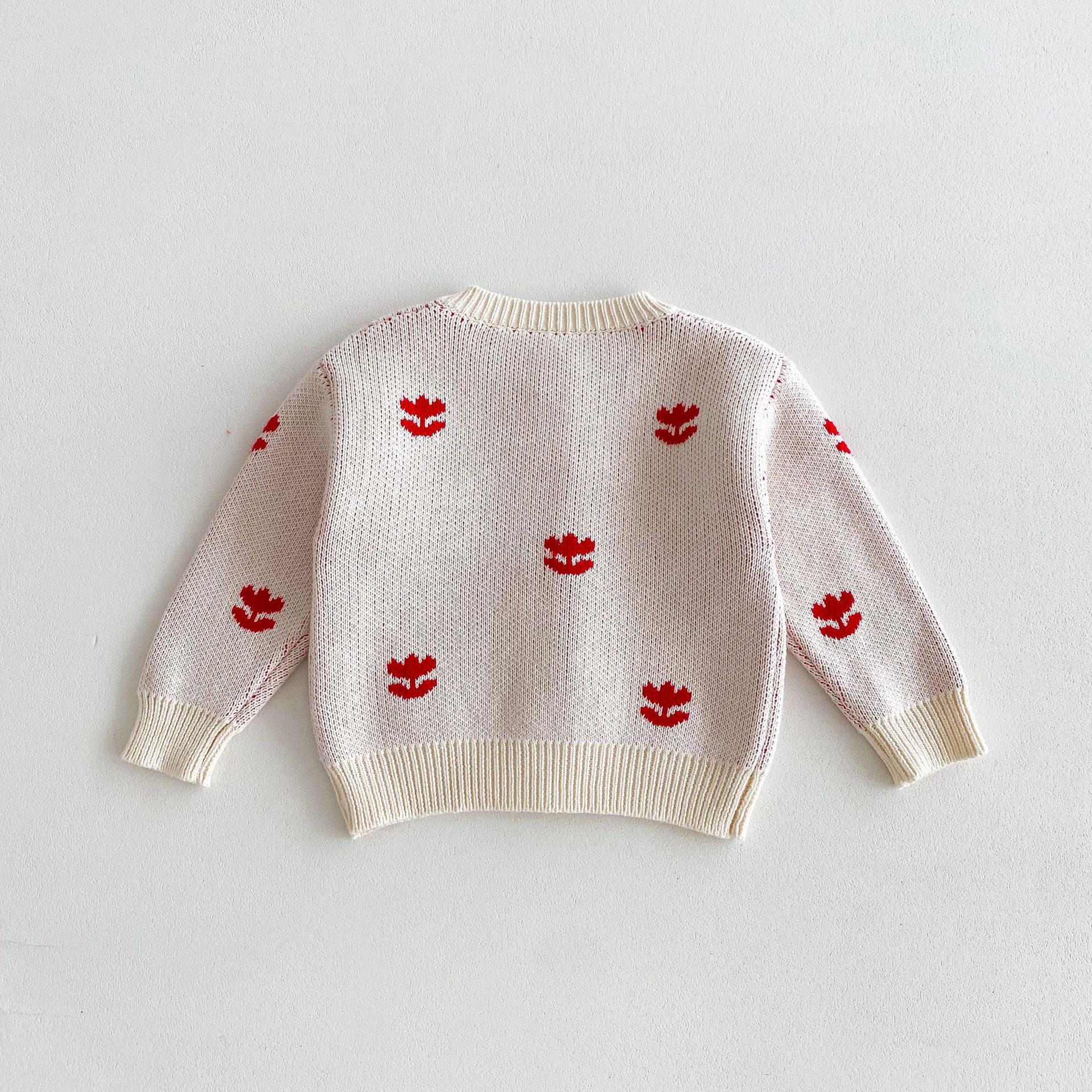 2024秋季新款中小童衣服韩版童装毛衣外套女童拼色公主针织开衫详情7