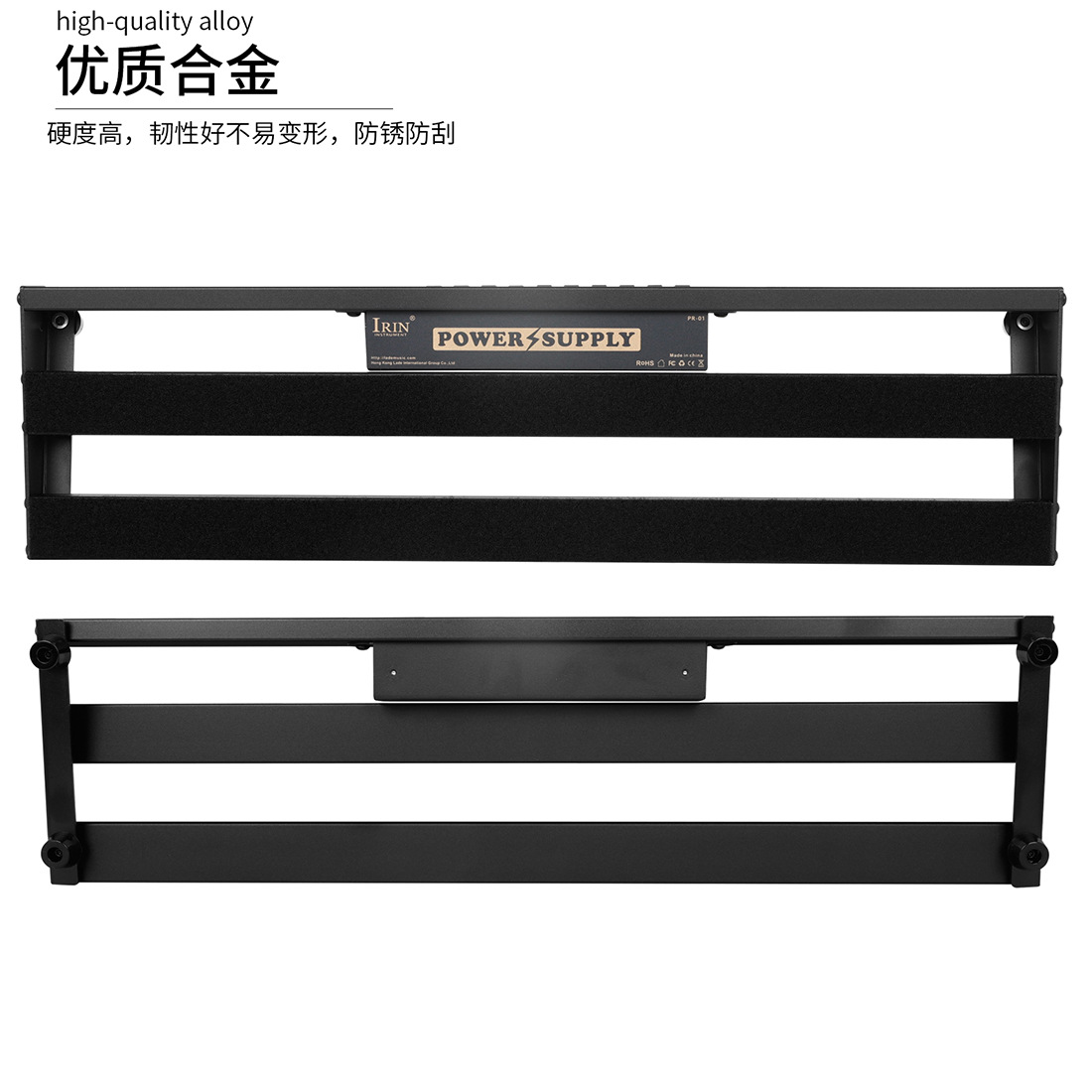 Wholesale IRIN effect pedal track frame, aluminum alloy fixed anti-slip single effect pedal board, portable effect pedal bag pic 5