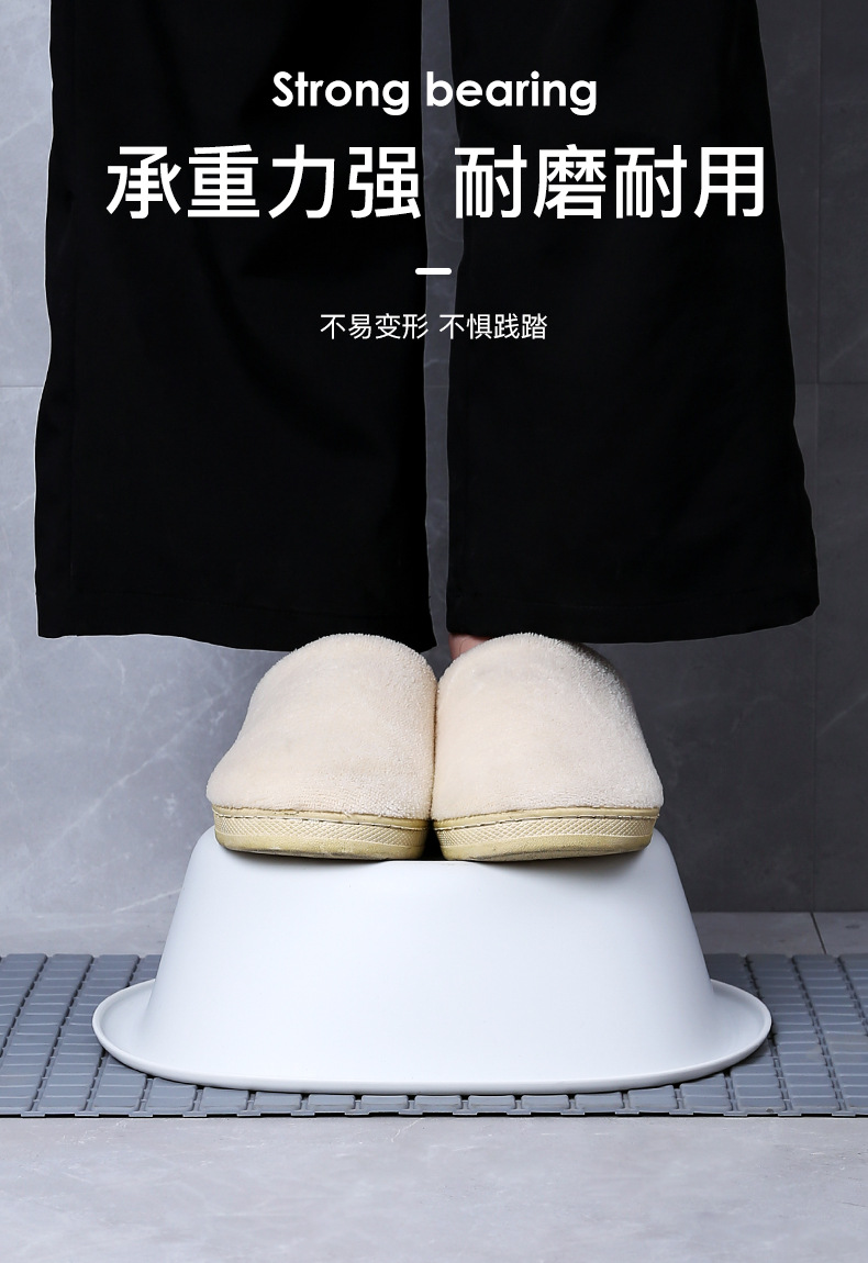 Thickened washbasin, small baby, children and student washbasin, household vegetable washing basin, large plastic foot and laundry basin pic 9