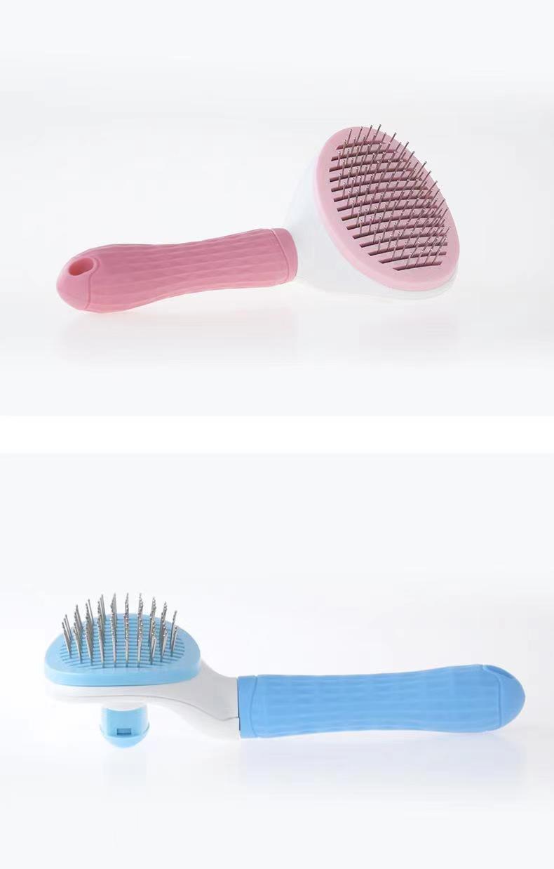 Pet comb cleaning brush, floating hair cat self-cleaning comb, hair removal comb, dog hair one-click hair remover, needle comb, pet supplies pic 5