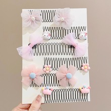 Hairpin, bun hairstyle, fixed female Korean styling tool, lazy person, fluffy flower bud hairstyle, wig, papapapa ring headwear pic 5