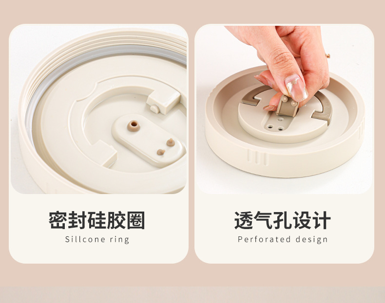 304 stainless steel multi-layer student insulated lunch box, office worker bento box, microwave oven heating tape cover, soup bowl, stainless steel lunch box, stainless steel bento box, lunch box, portable tableware pic 13