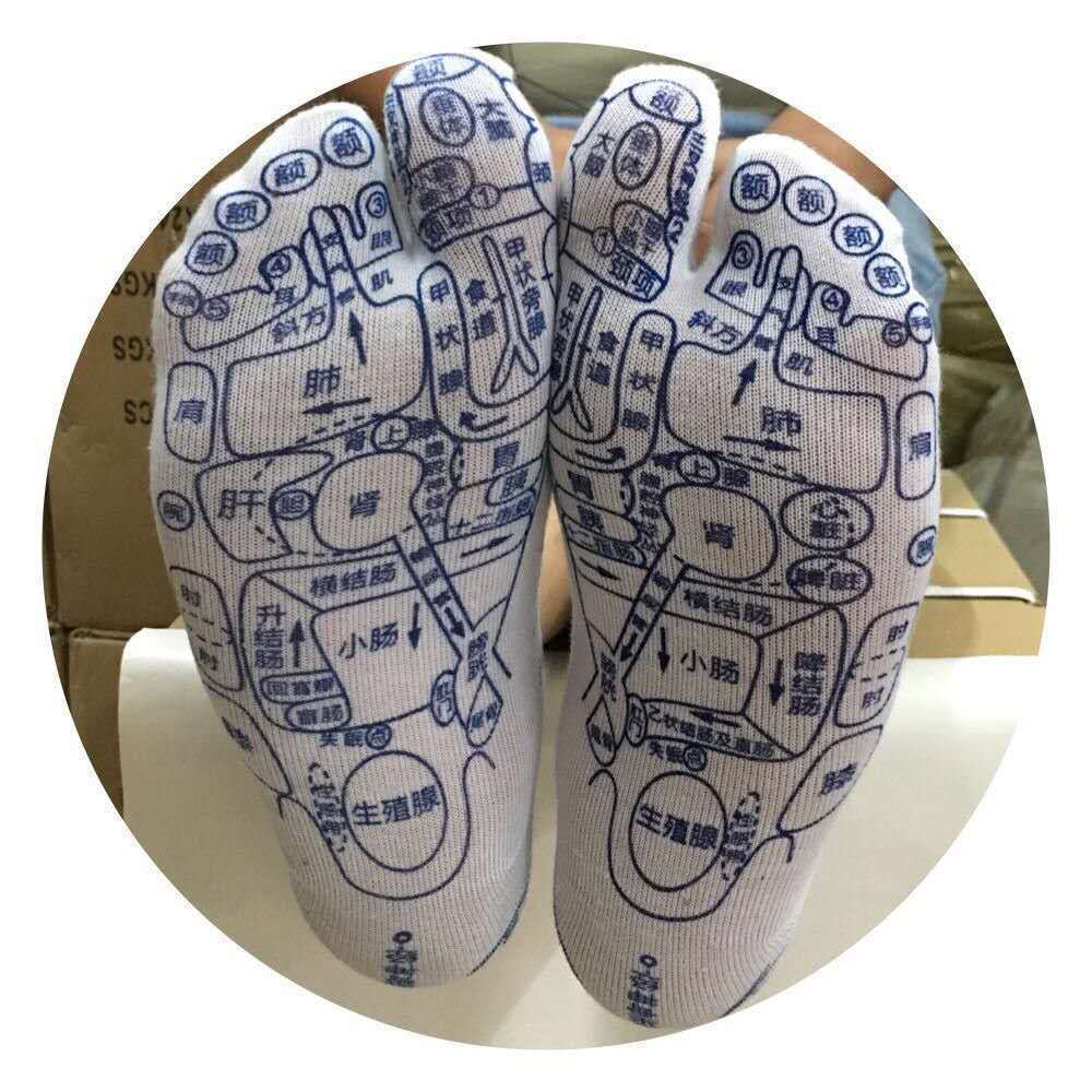 爆款穴位袜足底按摩穴位图解分码袜子网红养生袜子批发一件代发详情9