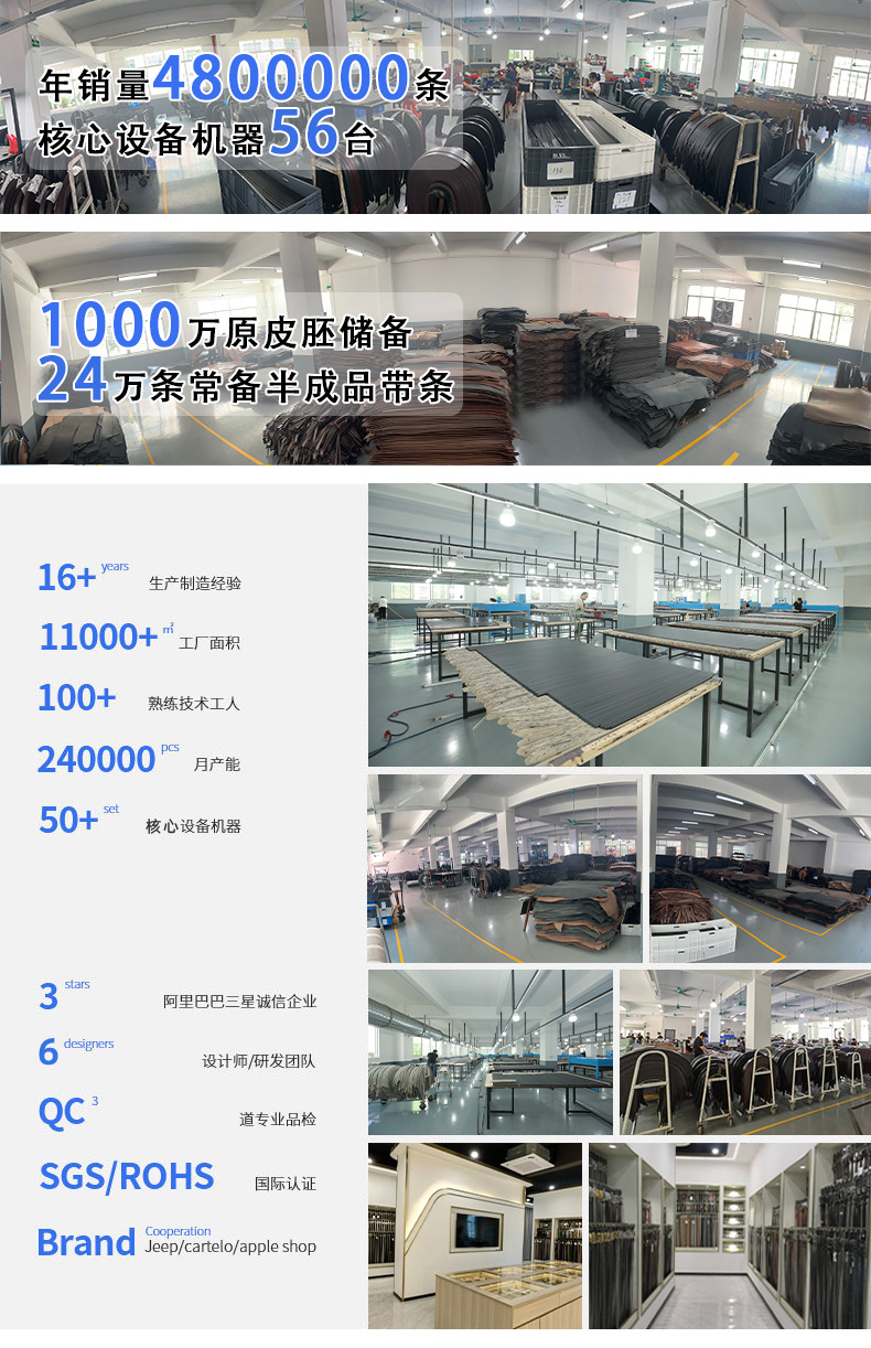 广州男士纯牛皮复古单层外贸手工皮带真皮休闲牛皮腰带头层牛皮详情11