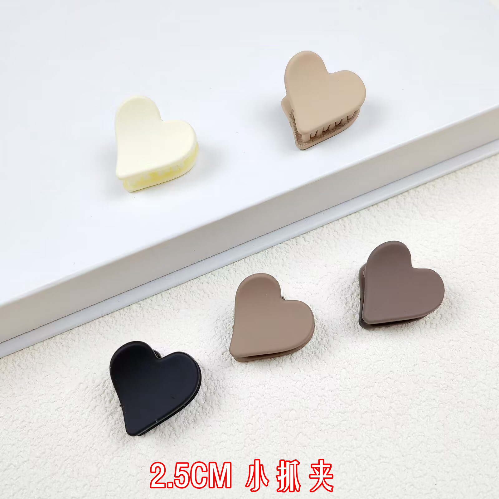 2.5cm迷你小夹子头饰侧边发夹公主头小号抓夹刘海夹韩版彩发饰女详情5