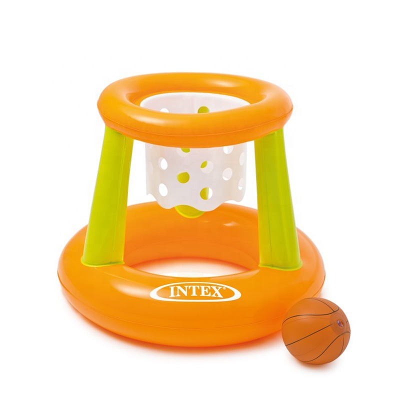 INTEX58504儿童水上篮球套装亲子互动戏水玩具充气漂浮篮球框详情2