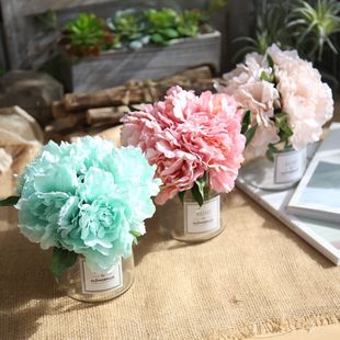 Manufacturer recommends Irene Peony wedding bouquet artificial flowers wholesale home decoration craft plants MW11221 pic 6