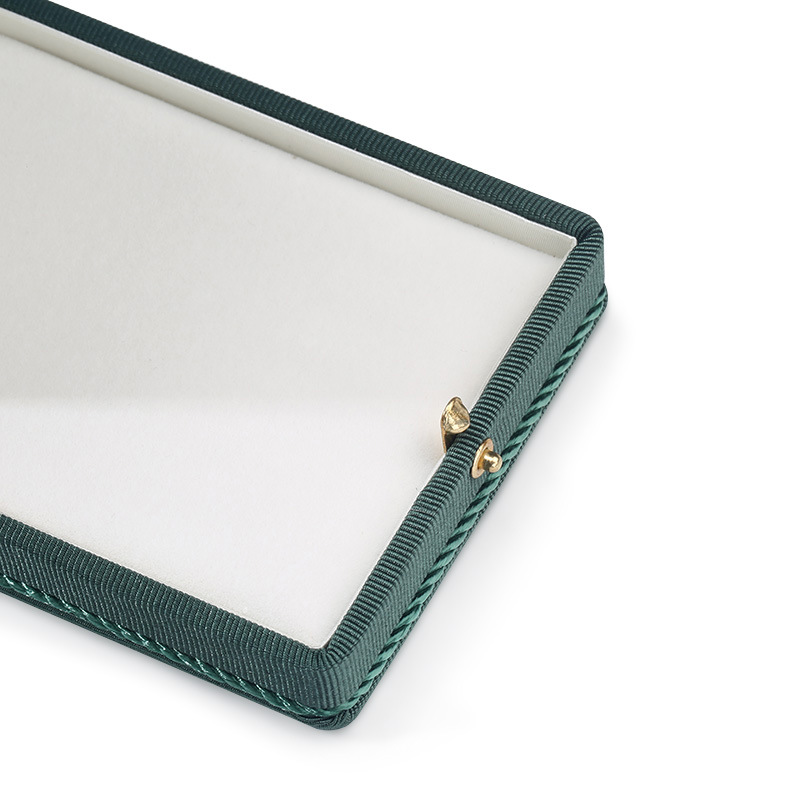 BZH14 Antique Gift Box, dark green, velvet texture, 8.4*11*4.5CM pic 7