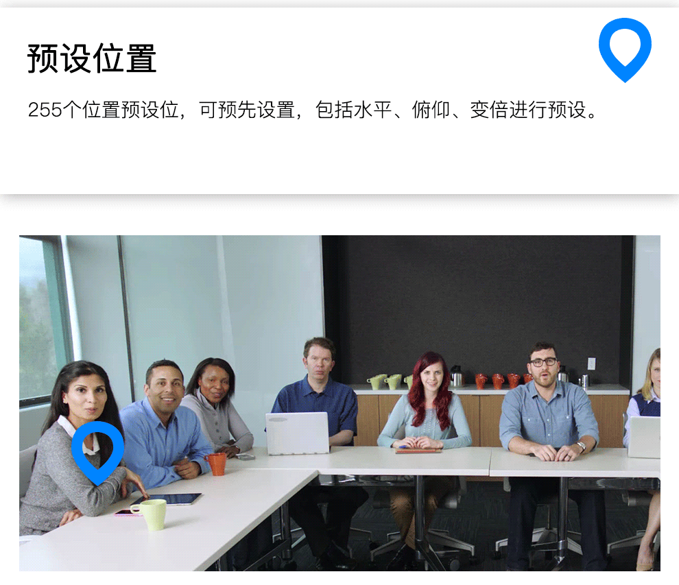 High-definition video conferencing camera, 20x optical zoom, USB driver-free computer live streaming pic 5