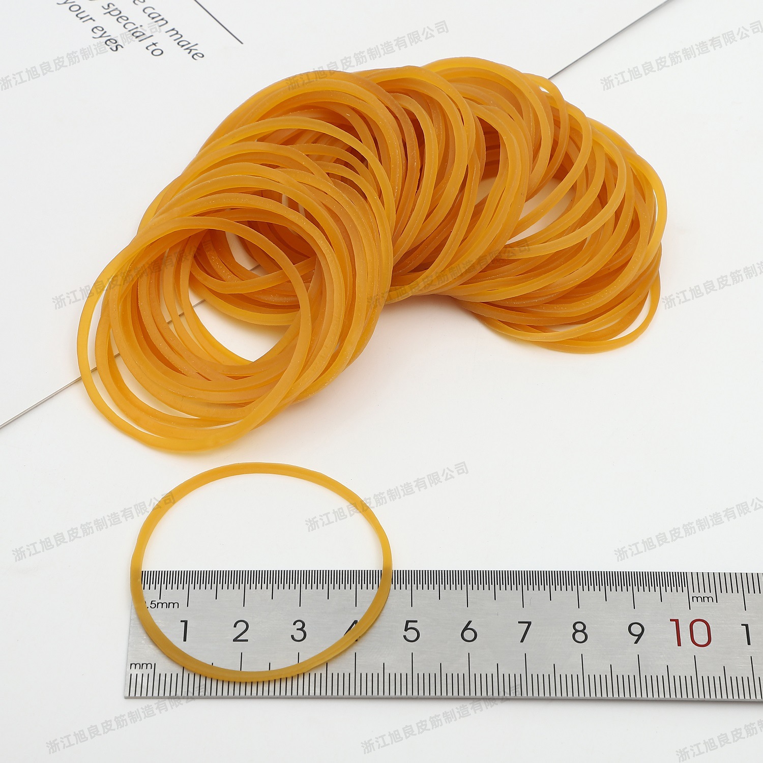 旭良透明黄色橡皮筋高弹耐用牛皮筋一次性捆菜橡胶圈厂家批发详情16