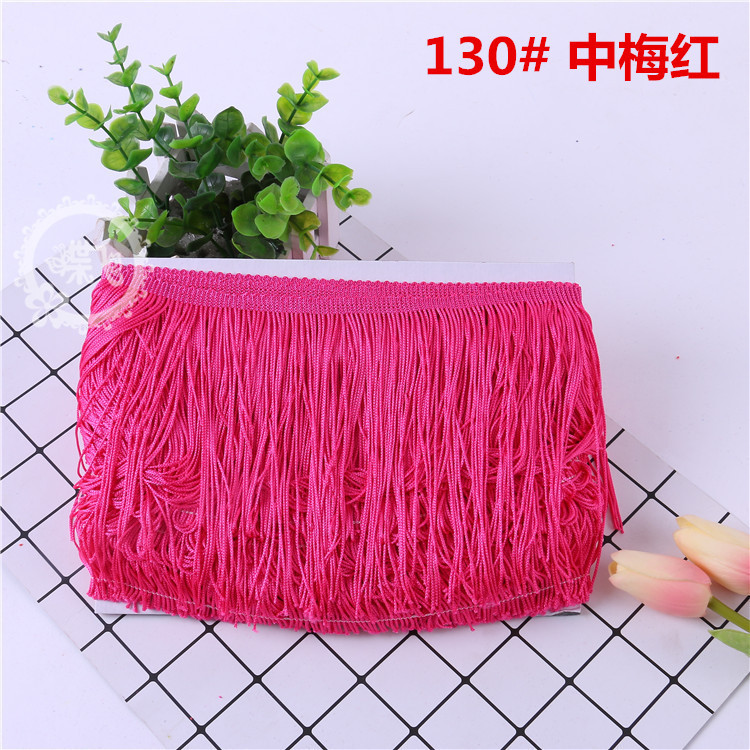 DIY stage costume accessories: Latin dance lace, tassel lace, polyester ribbon, 15CM, factory direct sales, 1 webbing pic 45