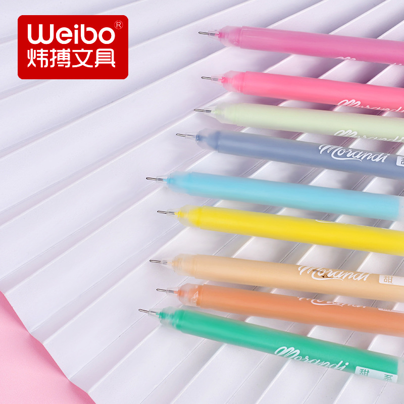 炜搏创意书写签名签字笔办公用品学生现货中性笔批发新款厂家直销详情2