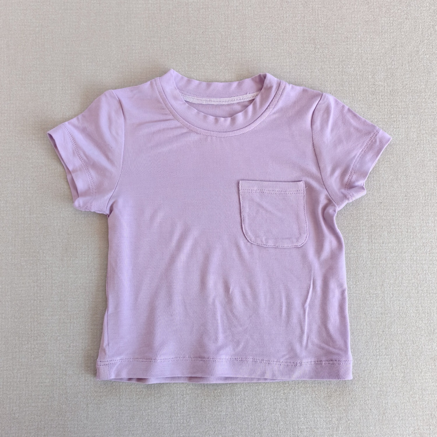 2024春夏婴儿竹纤维短袖T恤宝宝轻薄透气半袖上衣小童A类短袖夏装详情4