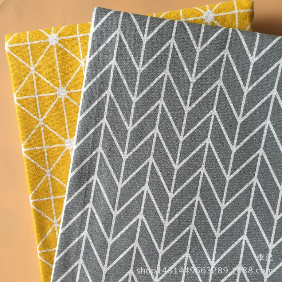 Jianxiang Textile Factory supplies linen printed Nordic-style tablecloths, cushions, aprons and storage bags, which can be made into PE film pic 12
