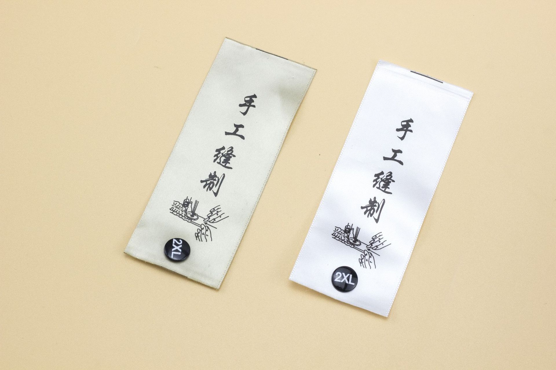 现货量大优惠尺码扣尺码唛服装水洗标辅料领标可拆卸换衣帽服装详情8