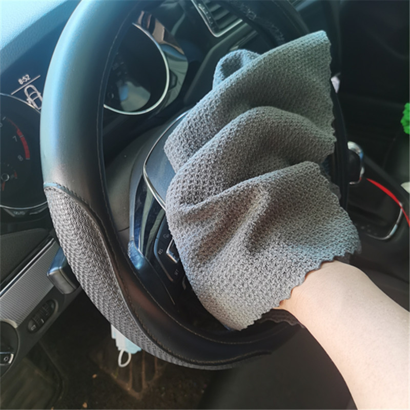 汽车擦车毛巾吸水洗车抹布车内饰品吸水菠萝格超细纤维擦拭布厂家详情10