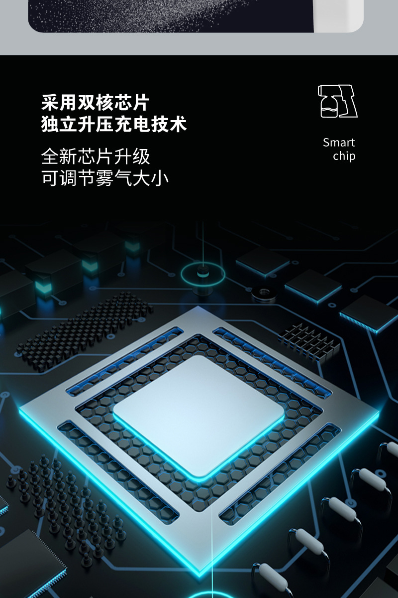 厂家批发无线蓝光电动USB喷雾消毒枪 跨境家用 消毒枪 喷雾消毒器详情10