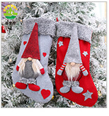 Christmas stocking series, Christmas stockings, dancing dolls, fences, Santa Claus, snowmen, gift stockings, candy stockings pic 30