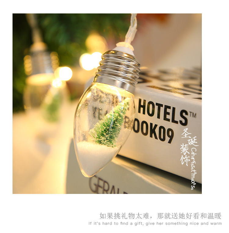 New cross-border led wishing bottle, Christmas decorative light, battery box, ins girlish photo props in stock for wholesale pic 7